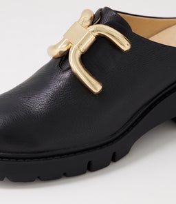 UMATTA DJ BLACK BLACK SOLE LEATHER