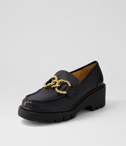 UTICA DJ BLACK BLACK SOLE LEATHER