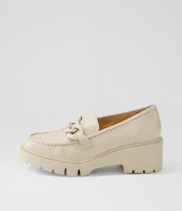 UNNAY DJ ALMOND ALMOND SOLE LEATHER
