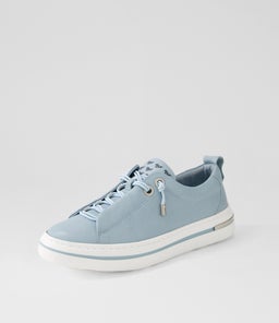 WATTEL DJ DENIM WHITE SOLE LEATHER