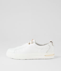 WATTEL DJ WHITE WHITE SOLE LEATHER