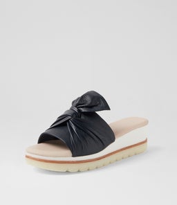 WOLIN DJ NAVY WHITE SOLE LEATHER