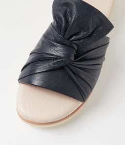 WOLIN DJ NAVY WHITE SOLE LEATHER