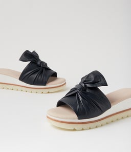 WOLIN DJ NAVY WHITE SOLE LEATHER