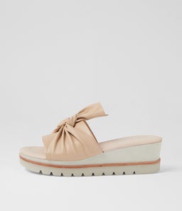 WOLIN DJ CAMEL IVORY SOLE LEATHER