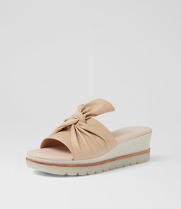 WOLIN DJ CAMEL IVORY SOLE LEATHER