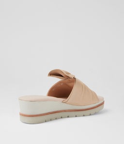 WOLIN DJ CAMEL IVORY SOLE LEATHER