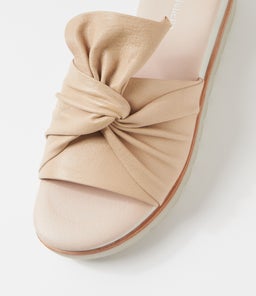 WOLIN DJ CAMEL IVORY SOLE LEATHER