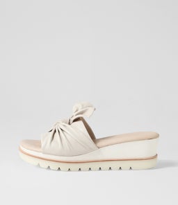 WOLIN DJ IVORY WHITE SOLE LEATHER