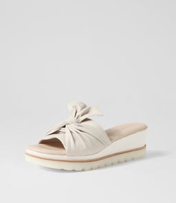 WOLIN DJ IVORY WHITE SOLE LEATHER