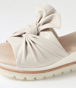 WOLIN DJ IVORY WHITE SOLE LEATHER