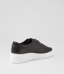 YANJI DJ BLACK WHITE SOLE LEATHER