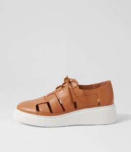 YAO DJ DK TAN WHITE SOLE LEATHER