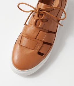YAO DJ DK TAN WHITE SOLE LEATHER
