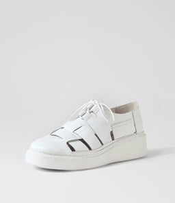YAO DJ WHITE WHITE SOLE LEATHER