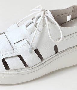 YAO DJ WHITE WHITE SOLE LEATHER