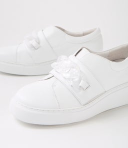 YASER DJ WHITE WHITE SOLE LEATHER