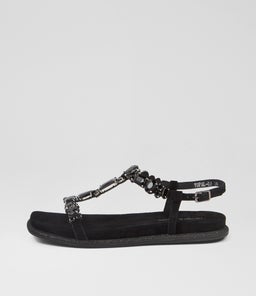 YOPAL DJ BLACK SUEDE JEWELS