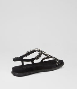 YOPAL DJ BLACK SUEDE JEWELS