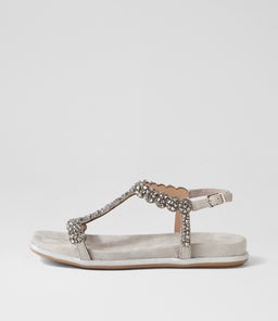 YORI DJ GREY SUEDE JEWELS