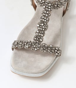 YORI DJ GREY SUEDE JEWELS