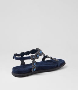 YANNI DJ NAVY SUEDE JEWELS