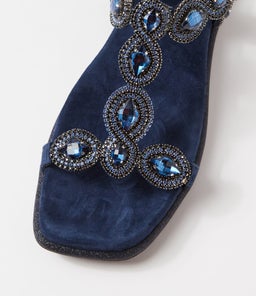 YANNI DJ NAVY SUEDE JEWELS