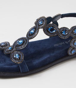 YANNI DJ NAVY SUEDE JEWELS