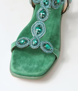 YANNI DJ EMERALD SUEDE JEWELS