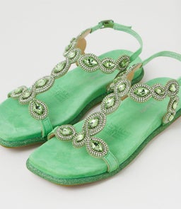 YANNI DJ LIME SUEDE JEWELS