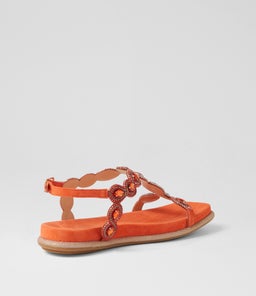 YANNI DJ ORANGE SUEDE JEWELS