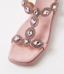 YANNI DJ PINK SUEDE JEWELS