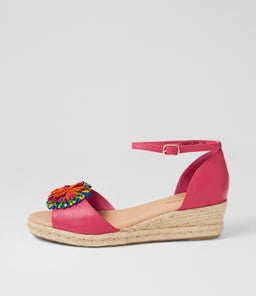 SAVEA DJL FUCHSIA BRIGHT LEATHER SUEDE