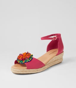 SAVEA DJL FUCHSIA BRIGHT LEATHER SUEDE