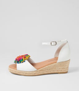 SAVEA DJL WHITE BRIGHT LEATHER SUEDE