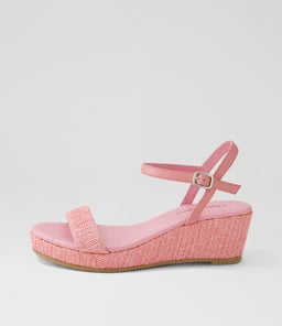 SABLE DJL PINK PRETTY PINK SYN RAFFIA LEATHER