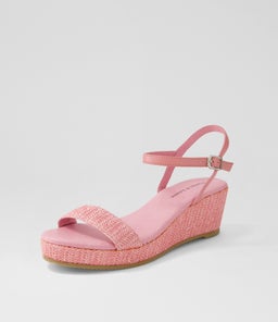 SABLE DJL PINK PRETTY PINK SYN RAFFIA LEATHER