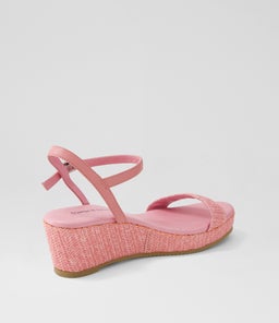 SABLE DJL PINK PRETTY PINK SYN RAFFIA LEATHER