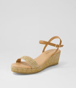 SABLE DJL TAN DK TAN SYN RAFFIA LEATHER