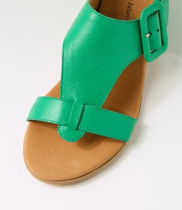 HALLES DJ BRIGHT EMERALD LEATHER