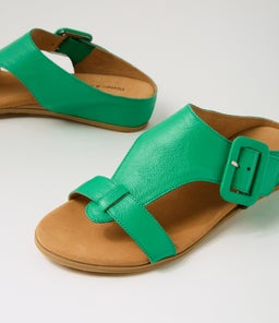 HALLES DJ BRIGHT EMERALD LEATHER