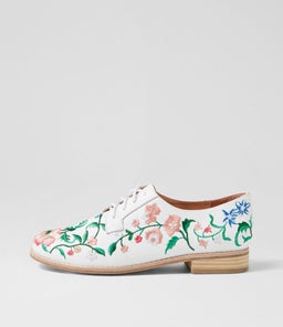 ALDOUS DJ OFF WHITE LEATHER