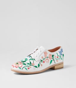 ALDOUS DJ OFF WHITE LEATHER