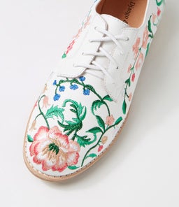 ALDOUS DJ OFF WHITE LEATHER