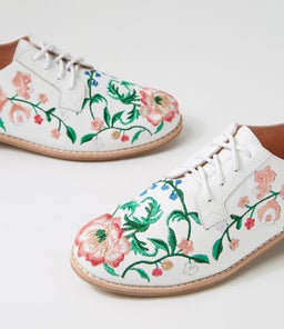 ALDOUS DJ OFF WHITE LEATHER