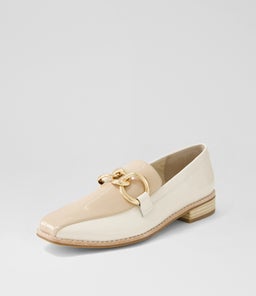 ASHVIL DJ CAFE IVORY PATENT LEATHER