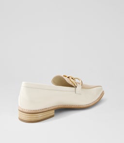 ASHVIL DJ CAFE IVORY PATENT LEATHER