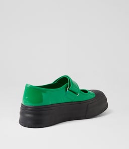 AGDA DJ EMERALD BLACK SOLE PATENT LEATHER