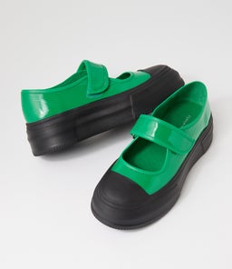 AGDA DJ EMERALD BLACK SOLE PATENT LEATHER