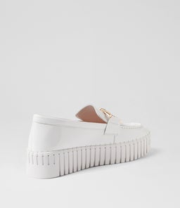 BRONTIS DJ WHITE WHITE SOLE PATENT LEATHER